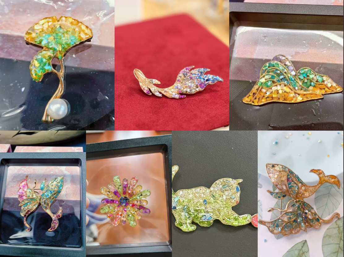 2025年“三八”妇女节系列活动之一：“螺钿流光·匠心传承——非遗螺钿胸针DIY”主题活动顺利举办